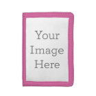 Create Your Own Black TriFold Nylon Wallet