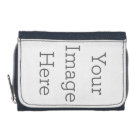 Create Your Own Black TriFold Nylon Wallet