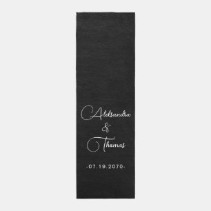  Create Your Own Black Wedding Aisle Runner Rug