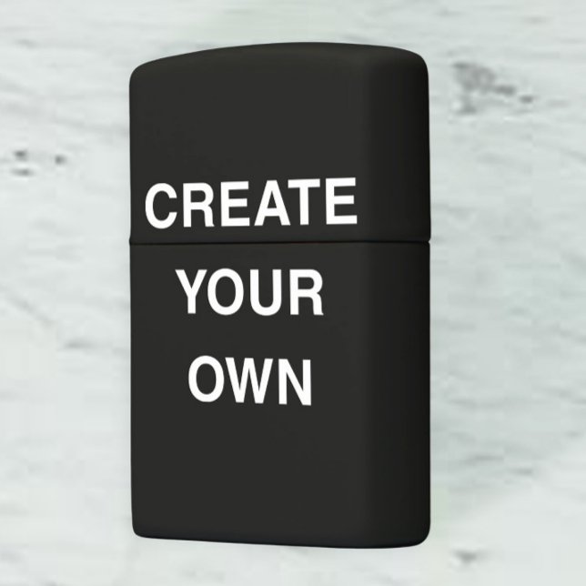 Create Your Own Black Zippo Lighter (Creator Uploaded)