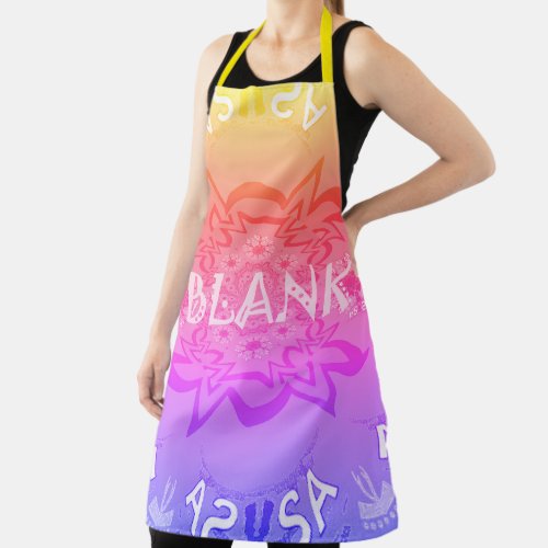 Create Your Own Blank  All_Over Print  Apron