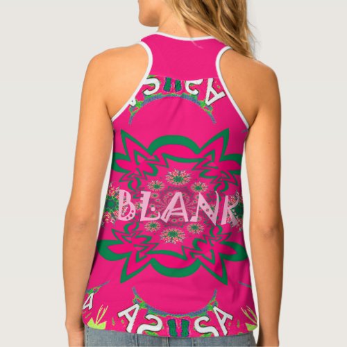 Create Your Own Blank  All_Over Print Racerback T Tank Top