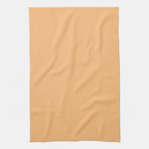 Create Your Own Blank Template Orange Apricot Kitchen Towel