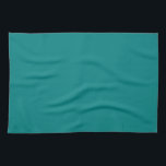 Create Your Own Blank Template Teal Blue Elegant Kitchen Towel<br><div class="desc">Create Your Own Custom Upload Add Your Monogram Initial Photo or Logo Text Name Elegant Modern Cute Kitchen & Dining / Table & Kitchen Linens/ Blank Template Teal Blue Green Solid Color Kitchen Towel.</div>