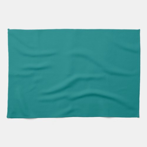 Create Your Own Blank Template Teal Blue Elegant Kitchen Towel