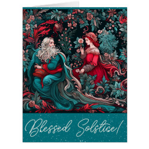 Create Your Own Blessed Solstice Garden Lovers Cards