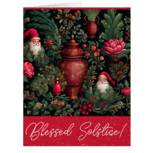Create Your Own Blessed Solstice Mystical Gnomes Cards