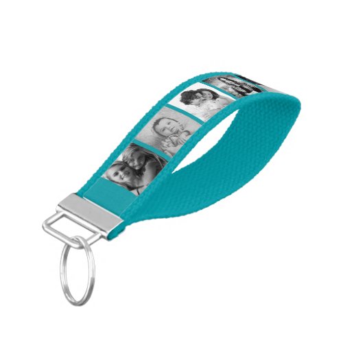 Create Your Own Blue 10 Family Photo Collage Wrist Keychain - Create your own personalized 10 photo collage key chain with your custom images. Add your favorite photos, designs or artworks to create something really unique. To edit this design template, upload your own images as shown above. You can even add more text or images, customize fonts and background color.
Treat yourself or make the perfect gift for family, friends, parents and grandparents!