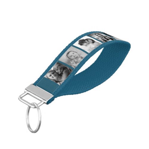 Create Your Own Blue 10 Family Photo Collage Wrist Keychain - Create your own personalized 10 photo collage key chain with your custom images. Add your favorite photos, designs or artworks to create something really unique. To edit this design template, upload your own images as shown above. You can even add more text or images, customize fonts and background color.
Treat yourself or make the perfect gift for family, friends, parents and grandparents!