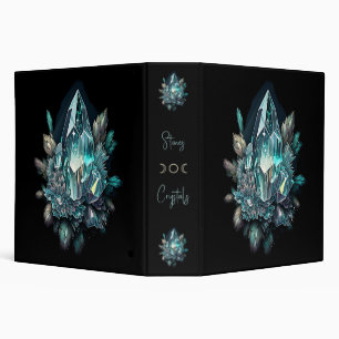 Create Your Own Blue Crystals 3 Ring Binder