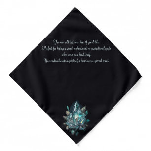 Create Your Own Blue Crystals Bandana
