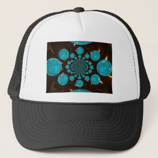 Create Your Own Blue Lights Kaleidoscope Trucker Hat