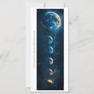 Create Your Own Blue Moons Bookmark Card