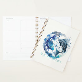Create Your Own Blue & Teal Pisces Zodiac Planner