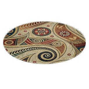 Create Your Own Boho Festive Tribal Autumn Cutting Board