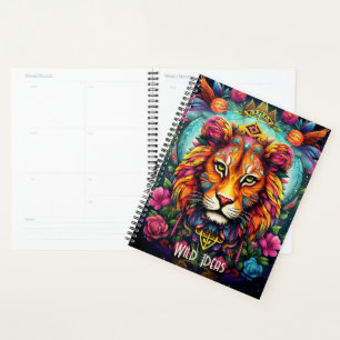 Create Your Own Boho King Lion Totem Animal Planner