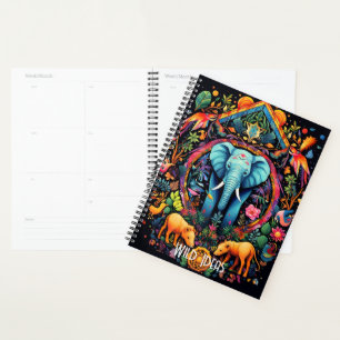 Create Your Own Boho Tribal African Elephant Planner