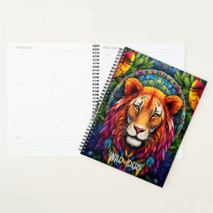 Create Your Own Boho Tribal Lion Totem Animal Planner