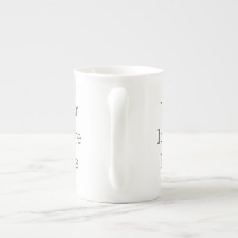 Create Your Own Bone China Mug | Zazzle