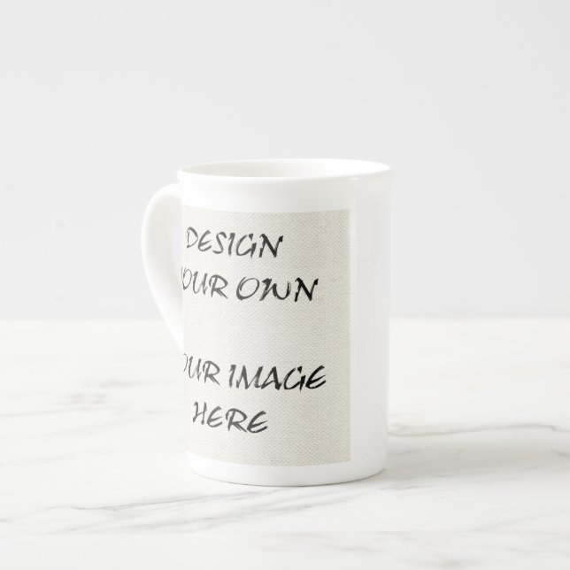 Create Your Own Bone China Mug (Front Left)