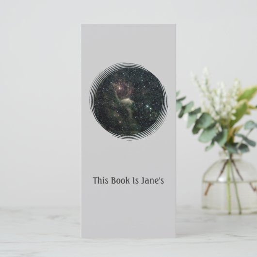 Create Your Own Bookmark With Background of Stars (Standing Front)