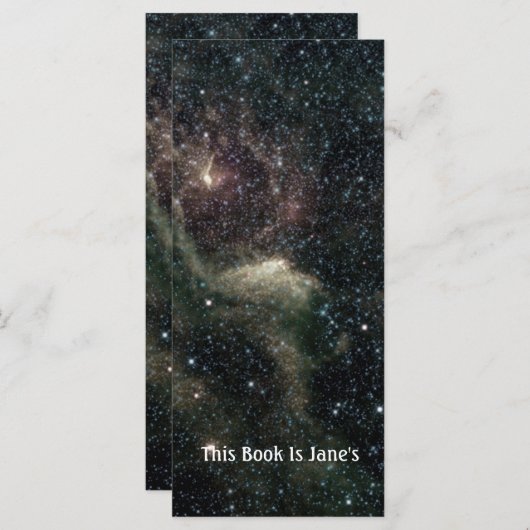 Create Your Own Bookmark With Background of Stars (Front/Back)