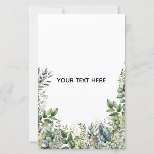 Create Your Own Botanical Design (Front)