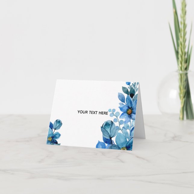 Create Your Own Botanical Design Card (Front)