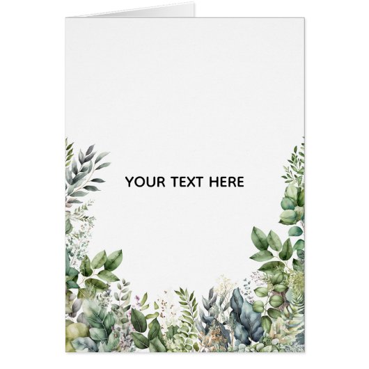 Create Your Own Botanical Design Cards (Front)