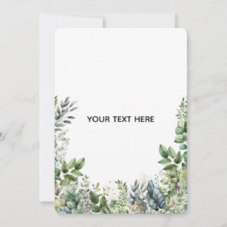 Create Your Own Botanical Design Invitation