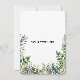 Create Your Own Botanical Design Invitation