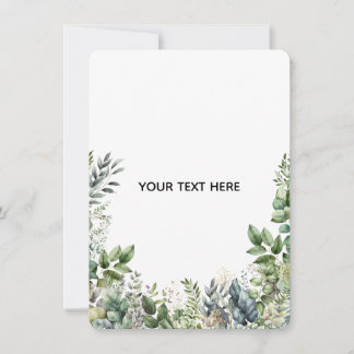 Create Your Own Botanical Design Invitation
