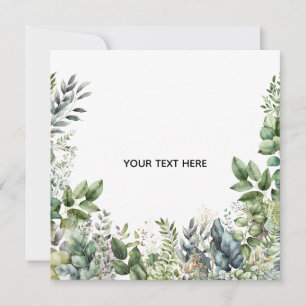 Create Your Own Botanical Design Invitation
