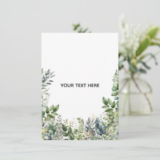 Create Your Own Botanical Design Invitation