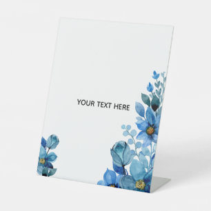 Create Your Own Botanical Design Pedestal Sign