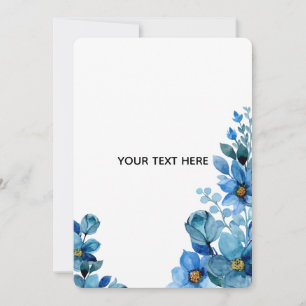 Create Your Own Botanical Design Thank You Card