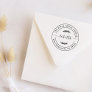Create Your Own Botanical Leaves Return Address Rubber Stamp