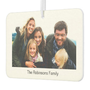 Create Your Own Both Sides Family Photo Unique Car Air Freshener