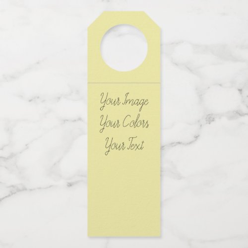 Create Your Own Bottle Hanger Tag