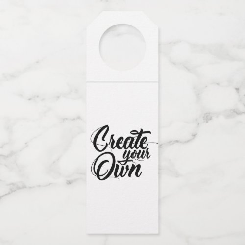 Create Your Own _ Bottle Tag