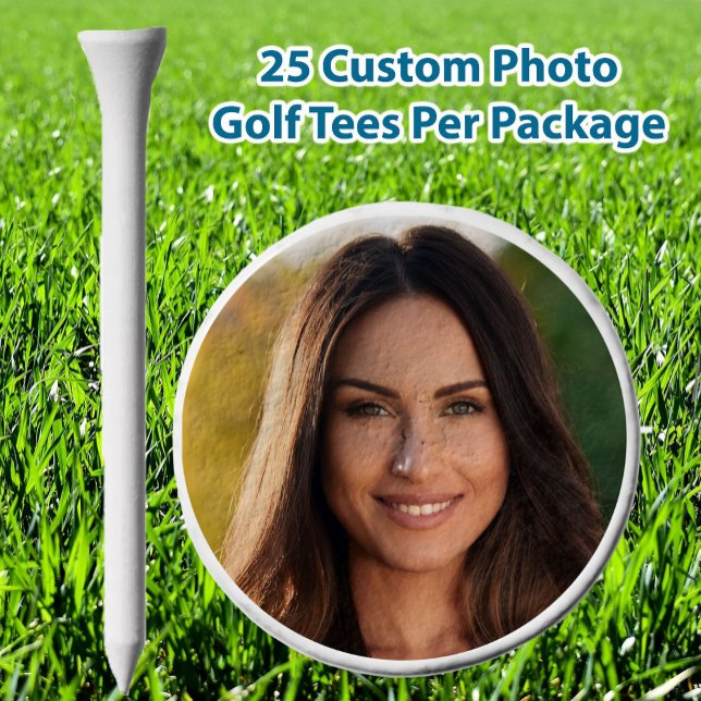 Create Your Own Boyfriend Gift Cute Custom Photo Golf Tees (Creator Uploaded)