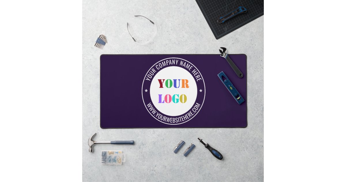 Work Mat Design Examples Create Your Own Branded Business Desk Mat Example | Zazzle
