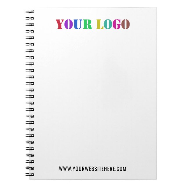 Create Your Own Branded Business Notebook Template (Front)