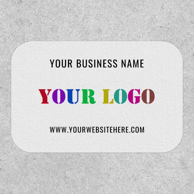 Create Your Own Branded Business Patches Template (Front)