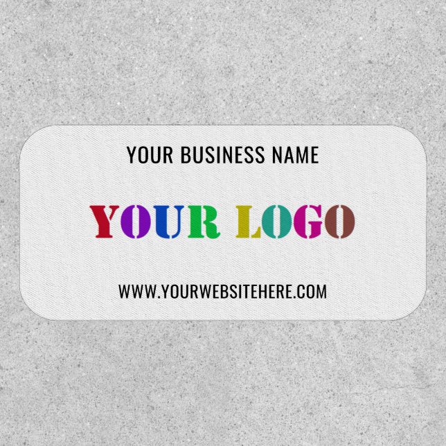 Create Your Own Branded Business Patches Template (Front)