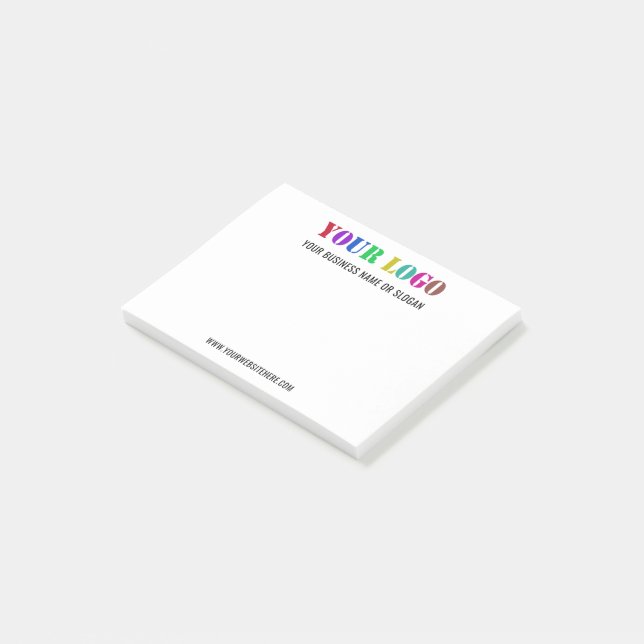 Create Your Own Branded Business Post-it® Notes (Angled)