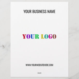 Create Your Own Branded Company Letterhead Example