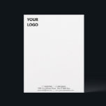 Create Your Own Branded Company Letterhead Example<br><div class="desc">Custom Fonts and Colors - Design Your Own Personalized Branded Business Letterhead Template with Company Logo / Office Supplies / Stationery - Add Your Logo - Image - Photo or QR Code / and Address / Contact Information / More - Resize and move or remove and add elements / image...</div>