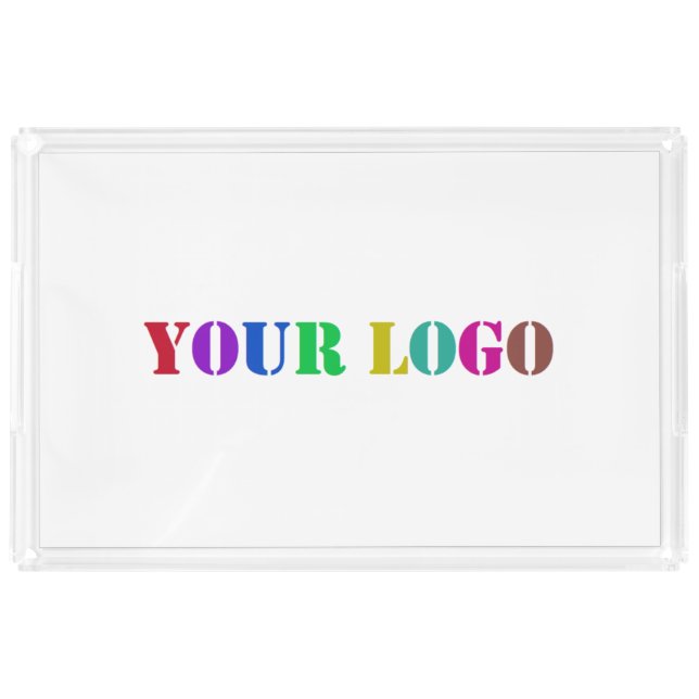 Create Your Own Branded Logo Acrylic Tray Template (Front)