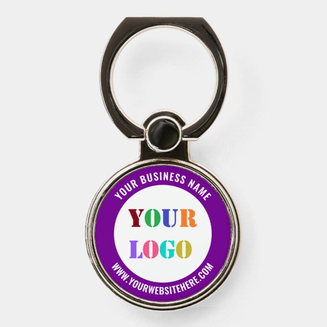 Create Your Own Branded Phone Ring Stand Template (Front)